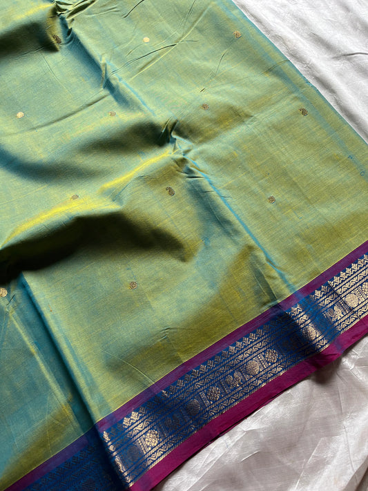 Throne Edit – Pastel Green 120-Count Mercerised Kanchi Cotton