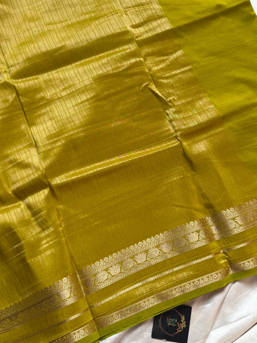 Semi Mysore Silk Saree – Green