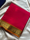Throne Edit | Rani Pink 120 Count Mercerised Kanchi Cotton Saree