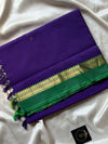 Throne Edit – Violet 120 Counts Mercerised Chettinadu Cotton Saree