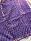 Chanderi Silk Cotton Saree - Purple