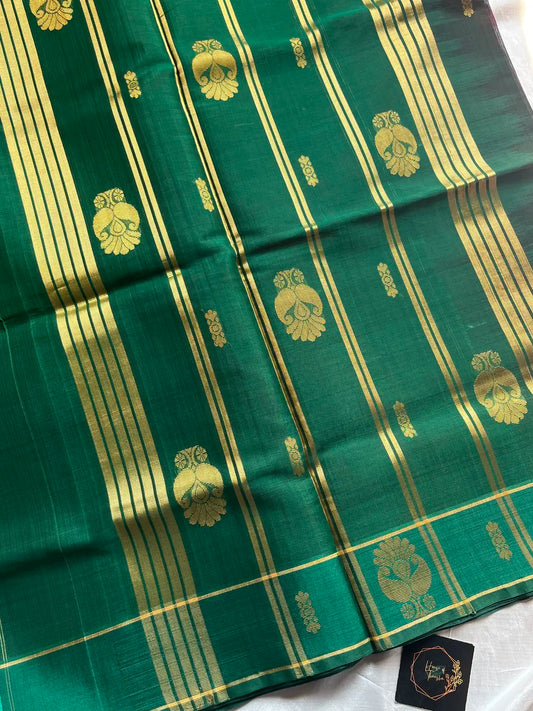 Vegan Silk Saree – Maroon Handloom Art Silk