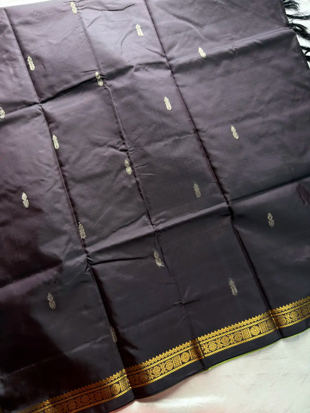 Vegan Silks | Chinnalampattu Saree – Green