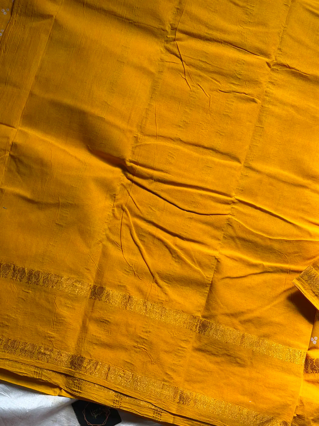 Madurai Sungudi Cotton - Yellow