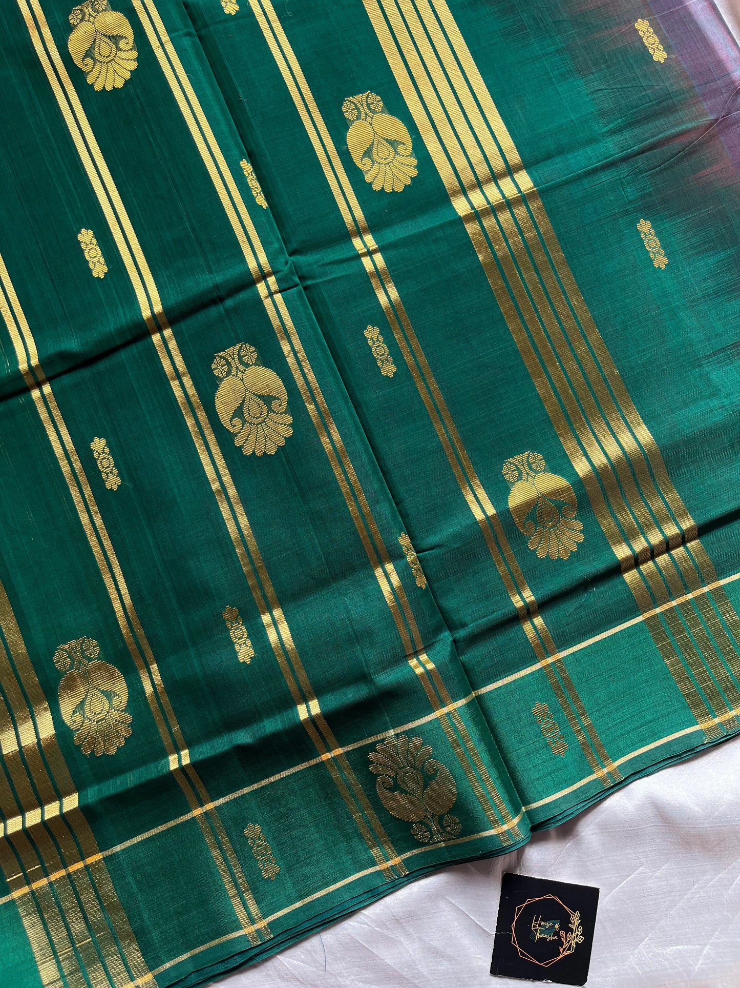 Vegan Weaves – Crimson 10 Yards Handloom Art Silk Saree