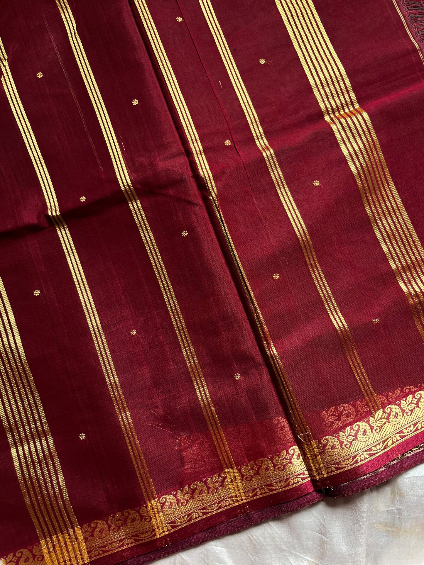 Emerald Green Handloom Art Silk Saree – Vegan Silk by House of Thansha