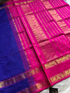Pattu Nool Edit - Kanchi Silk Cotton Handloom Saree – Dark Blue
