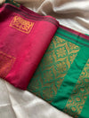 Semi Soft Silk Saree - Maroon