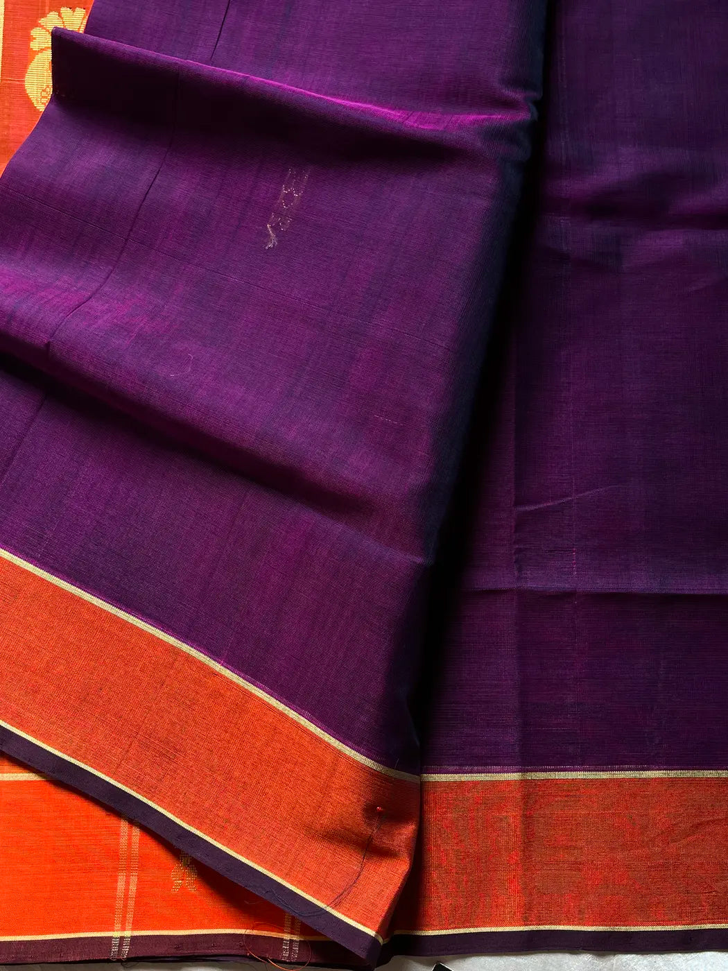 Vegan Silk Saree – Royal Jamun
