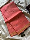 Vegan Silks | Chinnalampattu Saree – Peach & Green