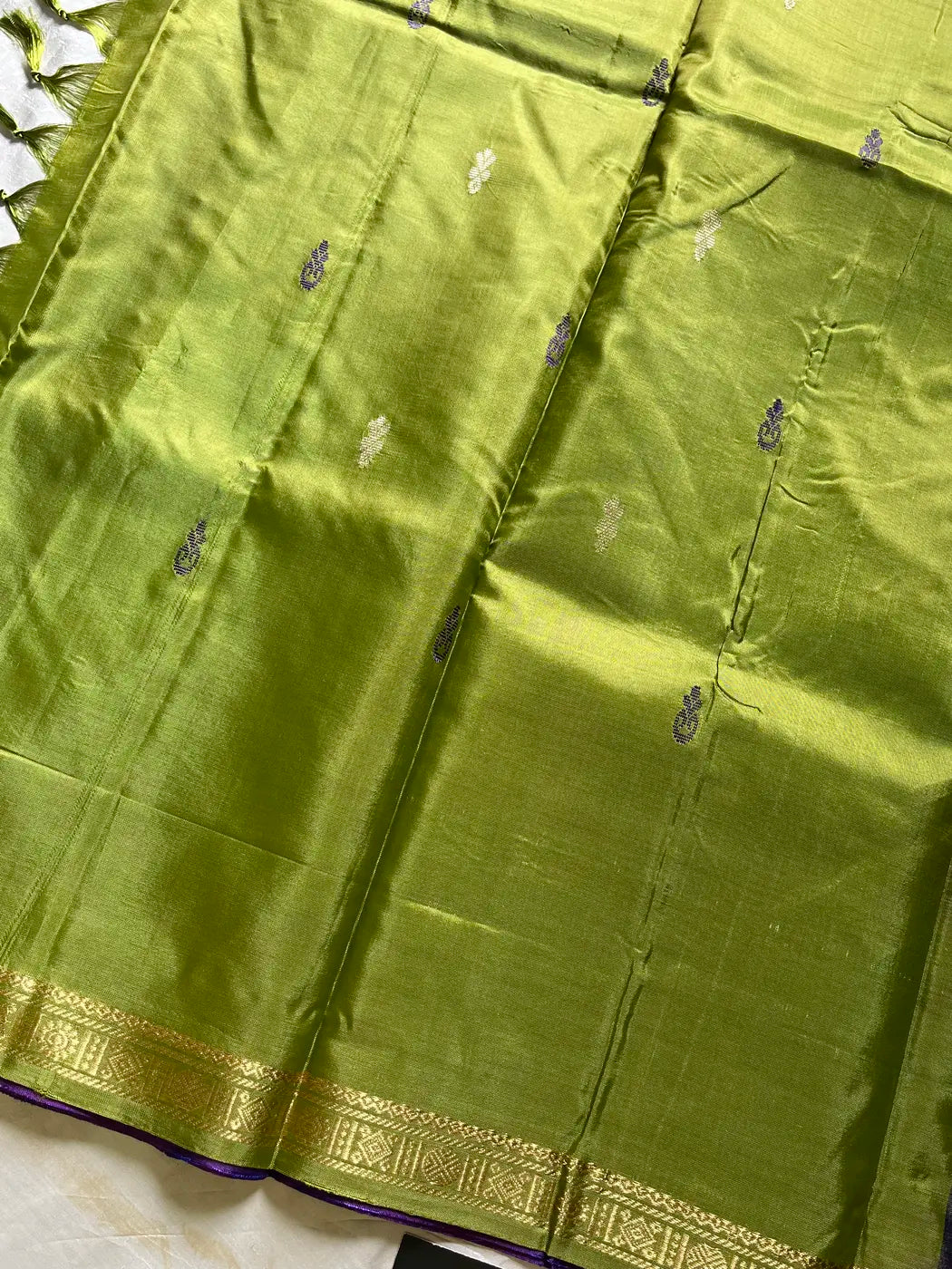 Vegan Silks | Chinnalampattu Saree – Royal Purple