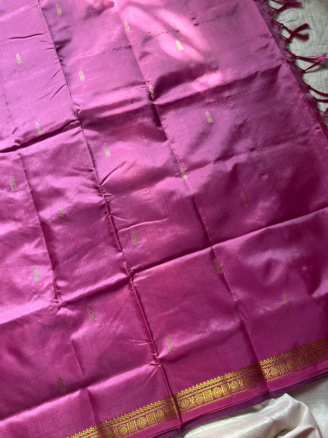 Vegan Silks | Chinnalampattu Saree – Jamun Purple