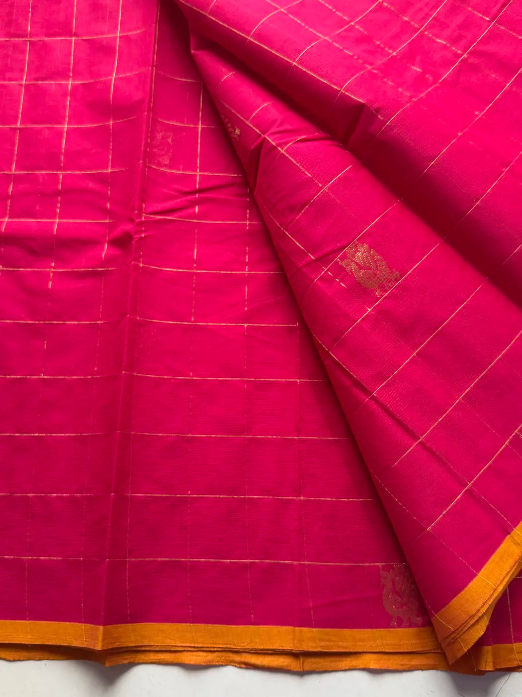 Throne Edit – Pink Kanchi Cotton Saree