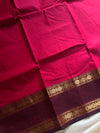 Subtle Weaves | Pink Kanchi Cotton Saree