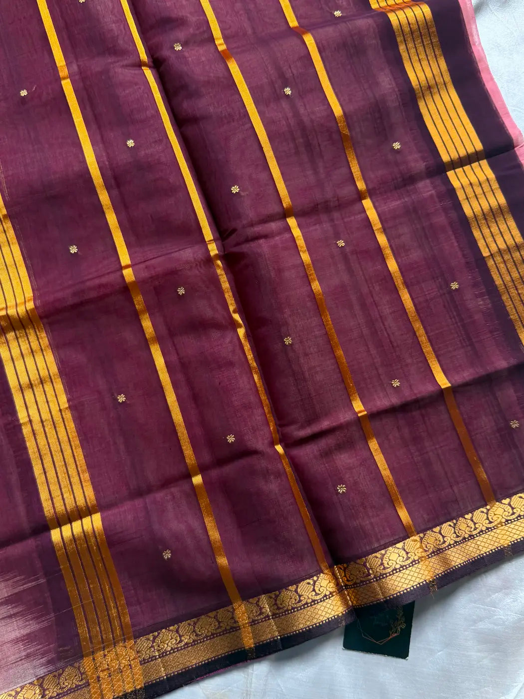 Vegan Silk Saree – Pastel Pink Handloom Art Silk