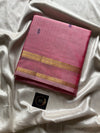 Vegan Silks | Chinnalampattu Saree – Pastel Pink