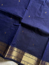 Vintage Loom Edit | Blue Kanchi Cotton Saree
