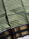 Maragatham – Green & Black Kattam Chettinadu Cotton Saree