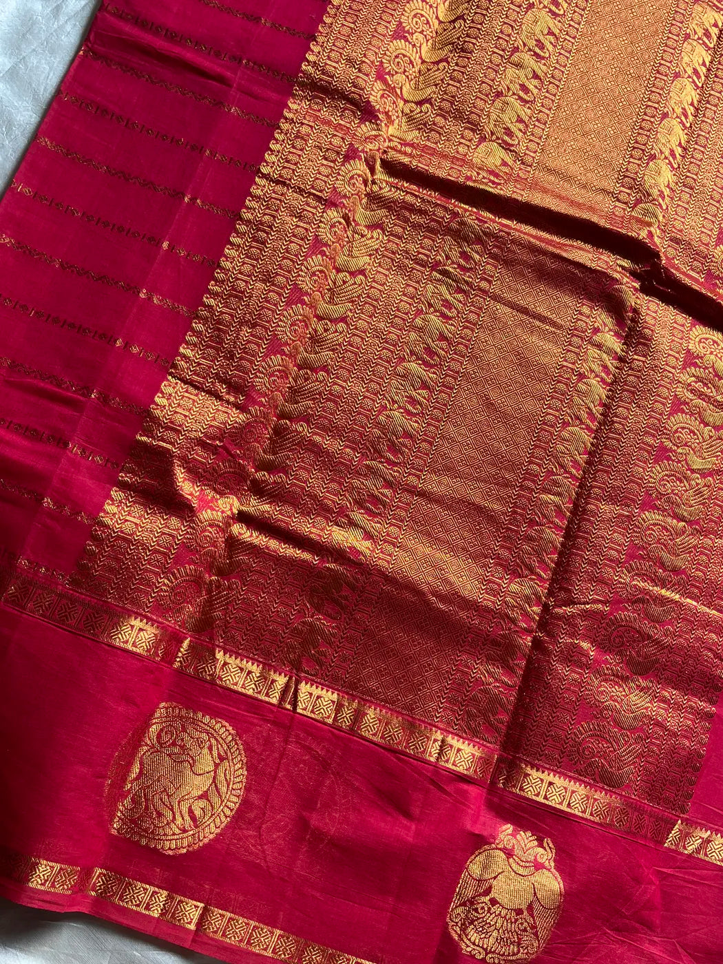 Throne Edit – Pink Chettinadu Cotton Saree