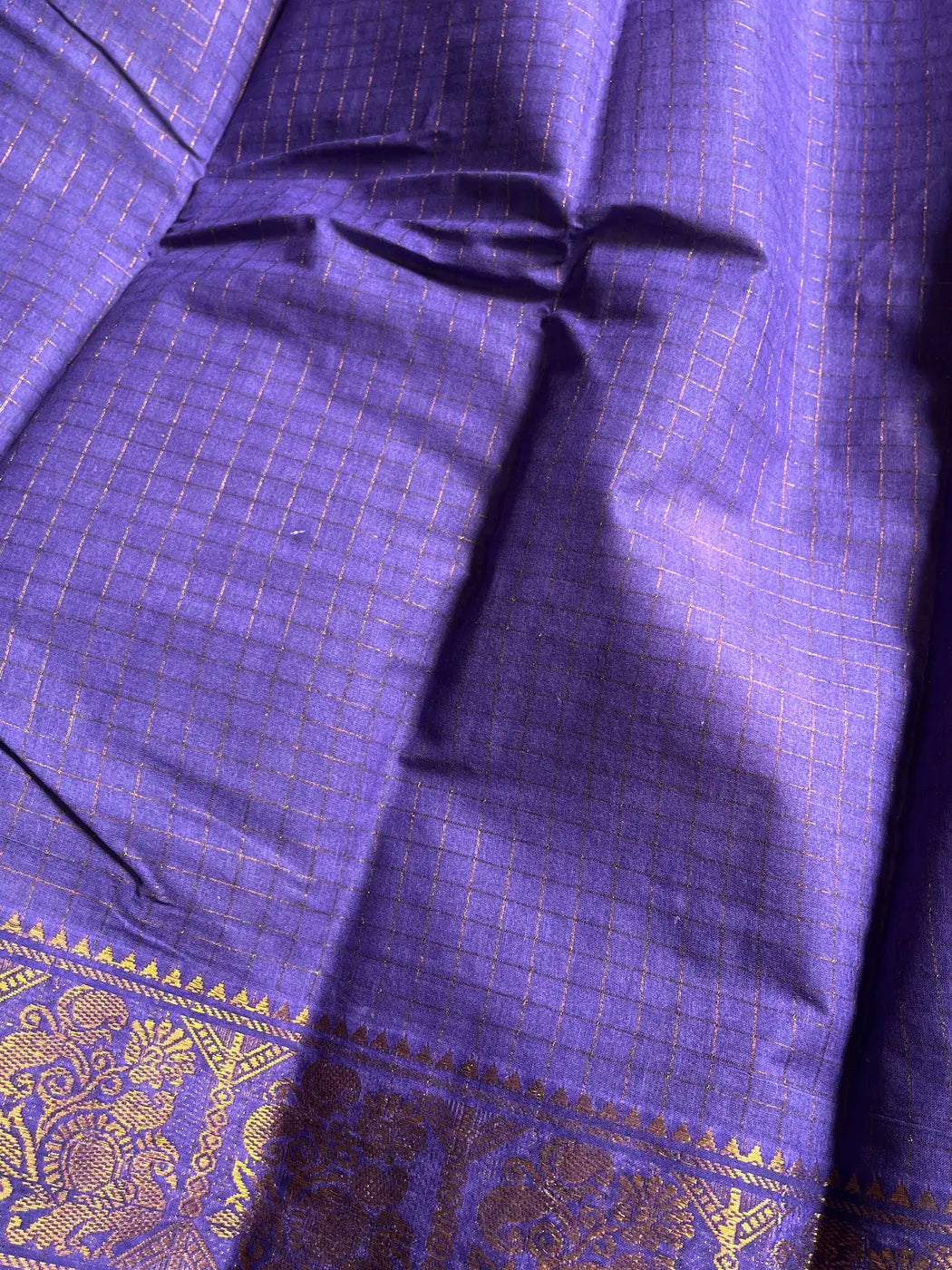 Sungudi Cotton Saree - Ganga Jamuna Border