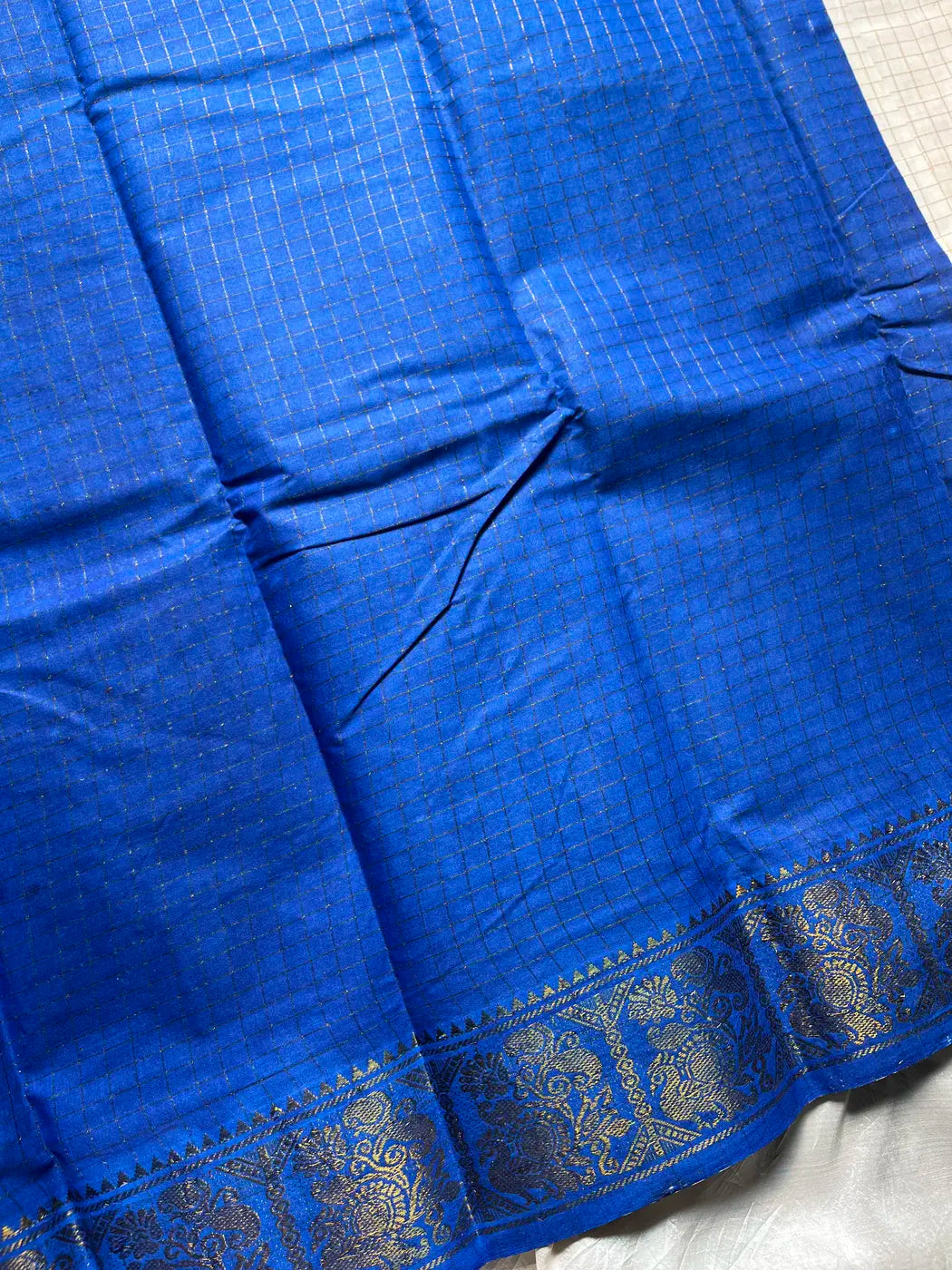 Sungudi Cotton Saree - Ganga Jamuna Border