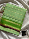 Devendra Saree – Green | Handloom Art silk