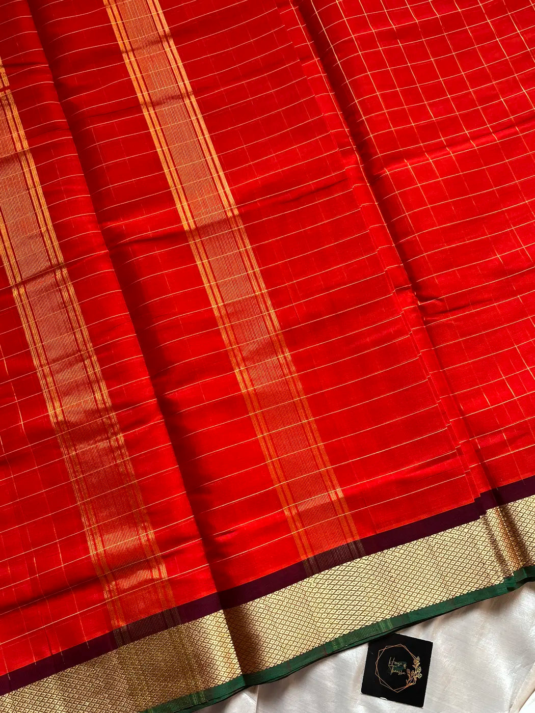 Devendra Saree – Red | Handloom Art silk