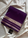 Semi Mysore Silk Saree – Violet