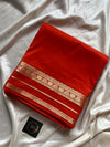 Semi Mysore Silk Saree – Orange