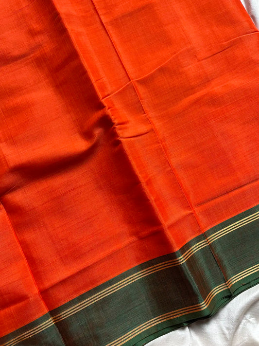 Devendra Saree – Orange | Madisar 10.5 Yards