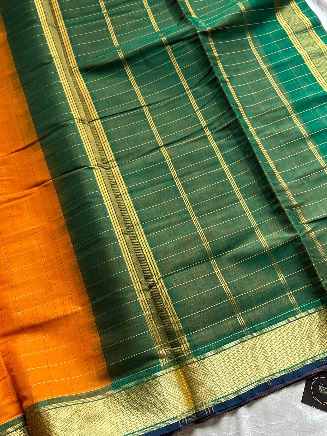 Devendra Saree – Mango Yellow | Madisar 10.5 Yards