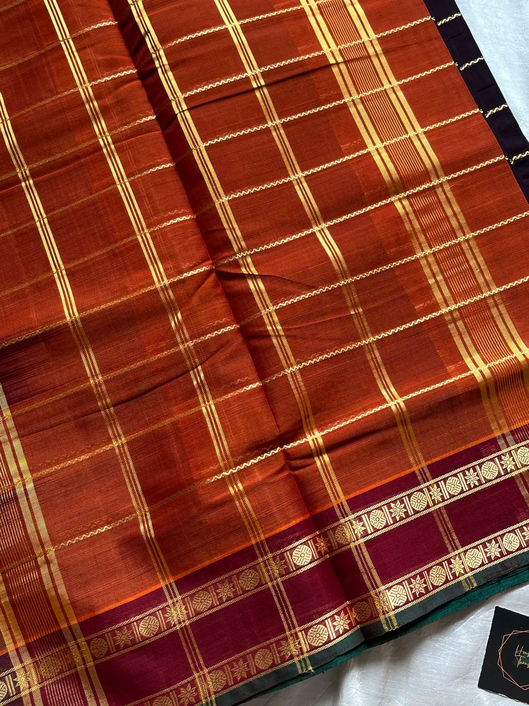 Devendra Saree – Coffee Brown | Madisar 10.5 Yards