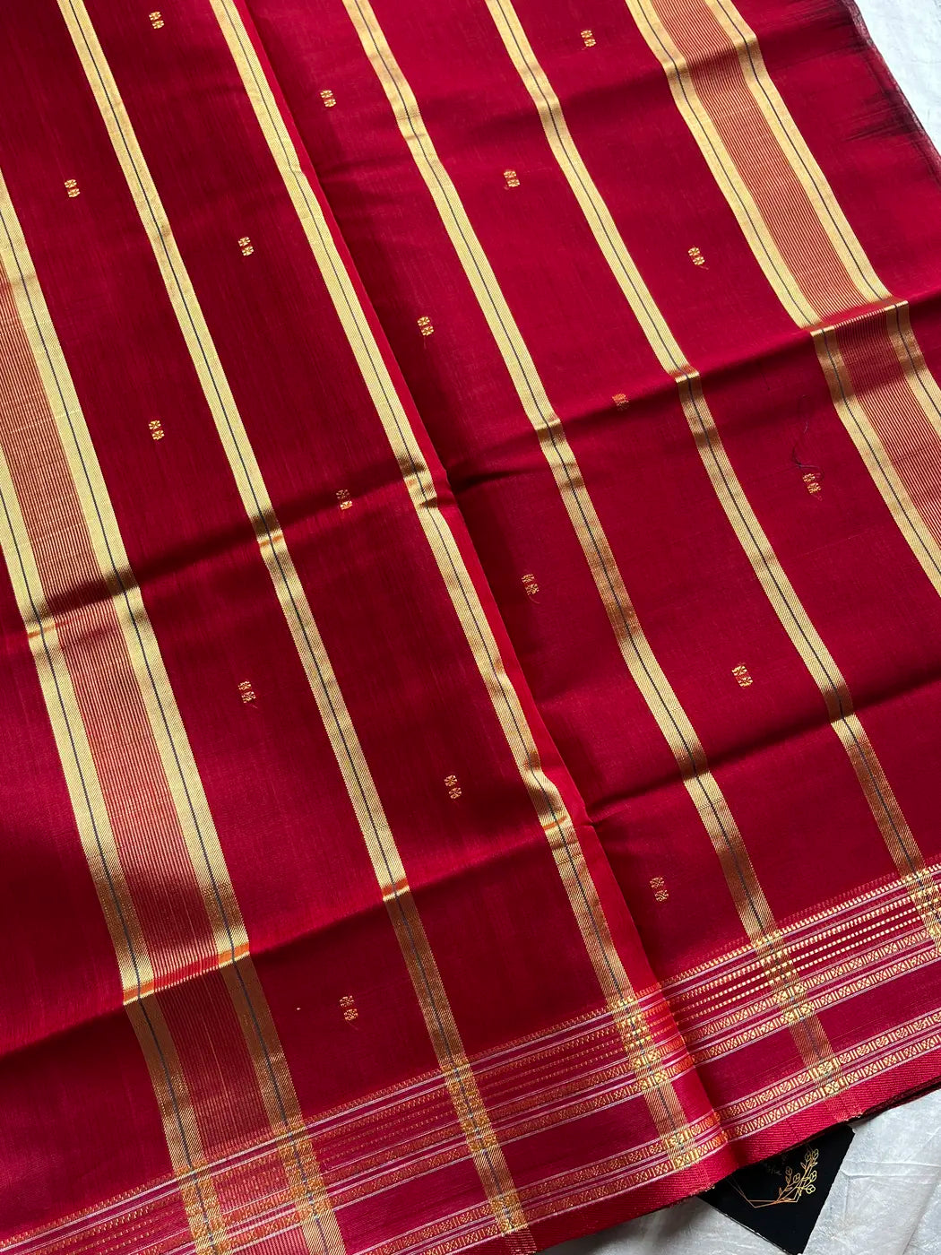 Vegan Silk Saree – Blue | Handloom Art Silk