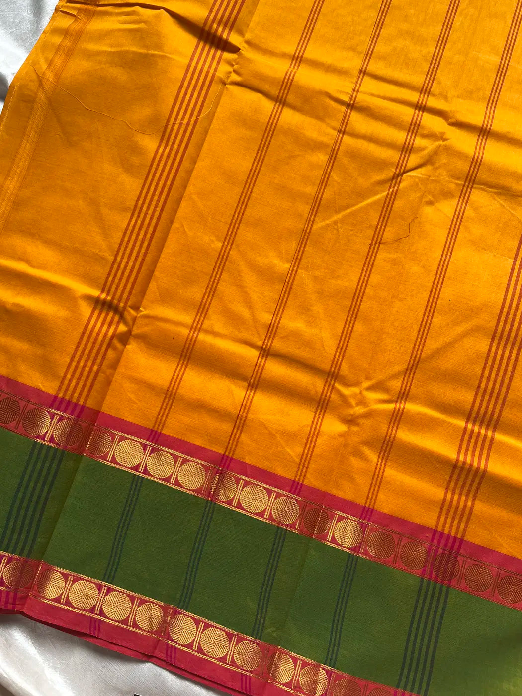 Mercerised Kanchi Cotton - Mango Yellow