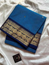 Vintage Loom Edit | Blue Kanchi Cotton Saree