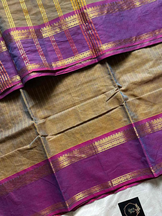 Zari Edition | Dual toned Kanchi Cotton Saree