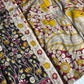 Black Kalamkari cotton saree with pen-drawn floral motifs – House of Thansha