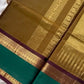 Throne Edit – Olive Brown 120 Counts Mercerised Kanchi Cotton Saree