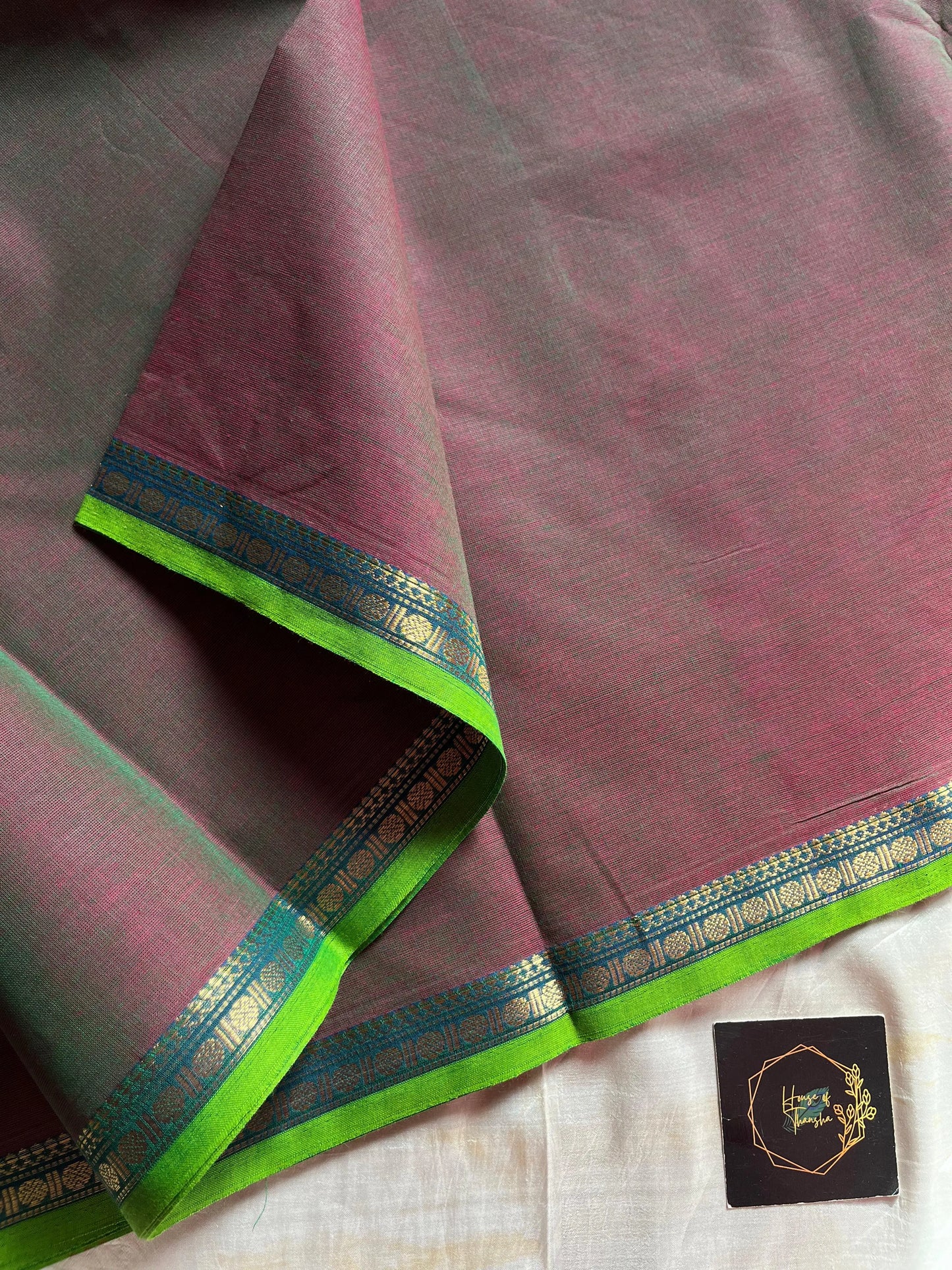 Madisar Edit | Woodland Rose 10 Yards Pure Kanchi Cotton Saree