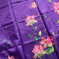 Soft Petal Drapes | Semi Chanderi Saree with Lotus Floral Prints | House of Thansha