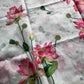 Soft Petal Drapes | Semi Chanderi Saree with Lotus Floral Prints | House of Thansha