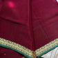 Vegan Weaves – Maroon Handloom Art Silk Saree
