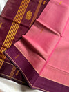 Vegan Silk Saree – Pink Handloom Art Silk