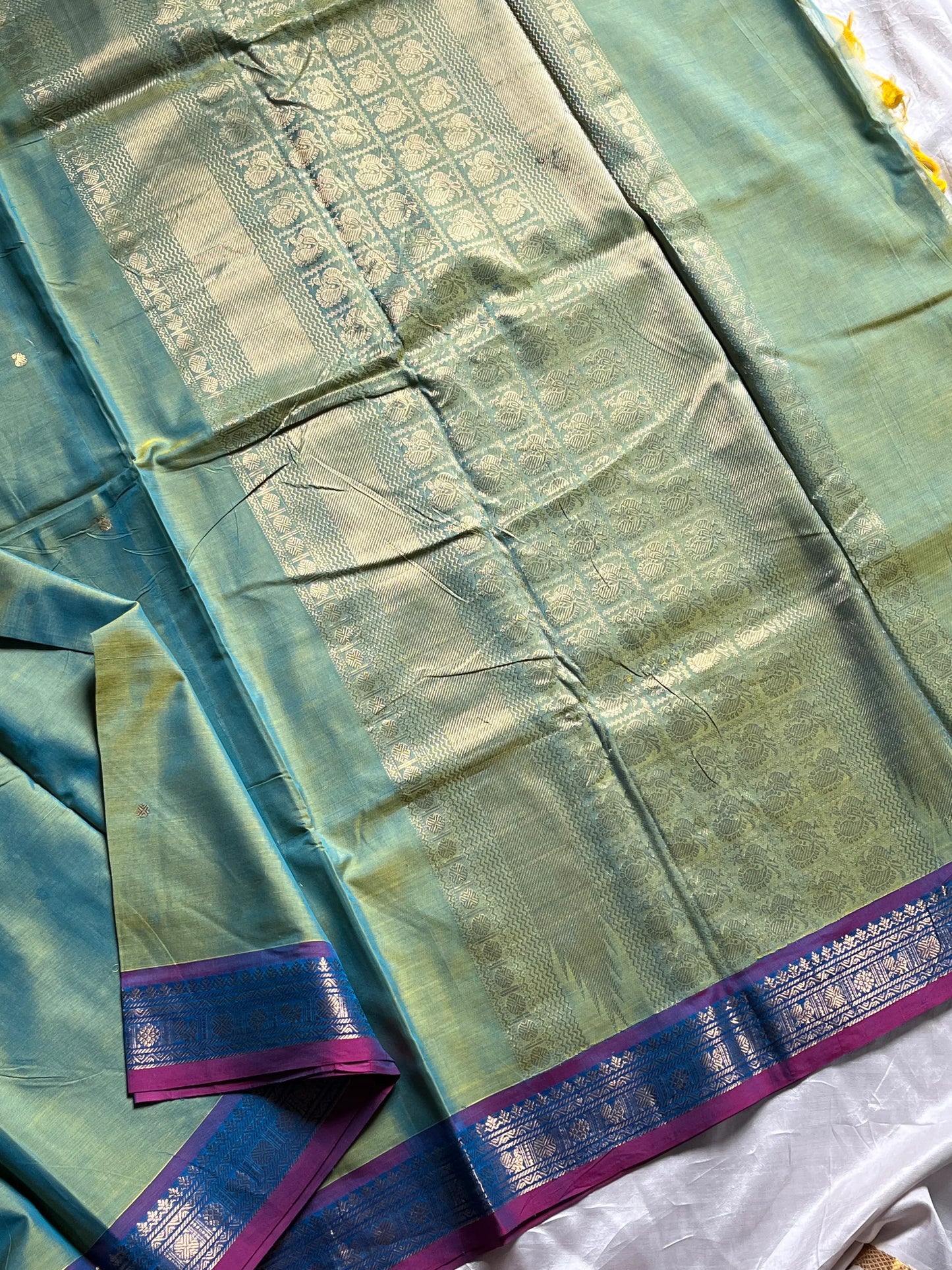 Throne Edit – Pastel Green 120-Count Mercerised Kanchi Cotton