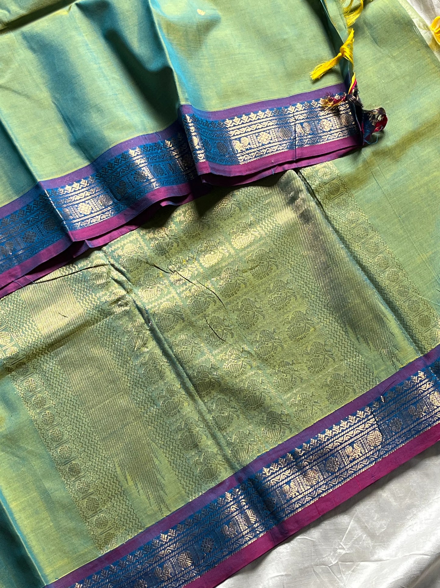 Throne Edit – Pastel Green 120-Count Mercerised Kanchi Cotton