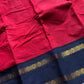 Sungudi Cotton Saree - Maroon & Dark Blue