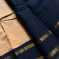 Sungudi Cotton Saree - Tan Beige & Black