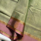 Vegan Silk Saree – Pastel Green | Handloom Art Silk
