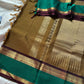 Throne Edit – Olive Brown 120 Counts Mercerised Kanchi Cotton Saree