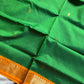 Throne Edit – Green & Yellow 120 Counts Mercerised Chettinadu Cotton Saree